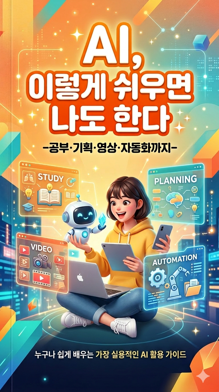 AI이렇게 쉬우면 나도한다 표지